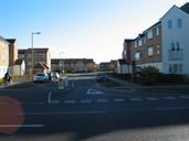 Looking down Scammell Way