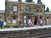 Waiting for the train